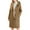 Coffee, variant on Long Trench Coat with Hood Womens Single Breasted Dressy Casual Wool Blend Peacoat Jacket Pockets Winter Overcoat (XL, Red)