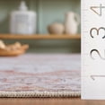 thumbnail image 6 of Safavieh Tucson Nazca Oriental Machine Washable Area Rug, Light Gray/Rust, 5' x 8' Oval, 6 of 14