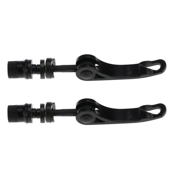Moluckfu Seat Clamp Bicycle Quick Release Lever Black 2Pcs