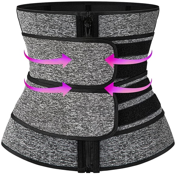 COMFREE Women's Sauna Waist Trainer Sweat Belt Compression Trimmer Workout Fitness Shapewear