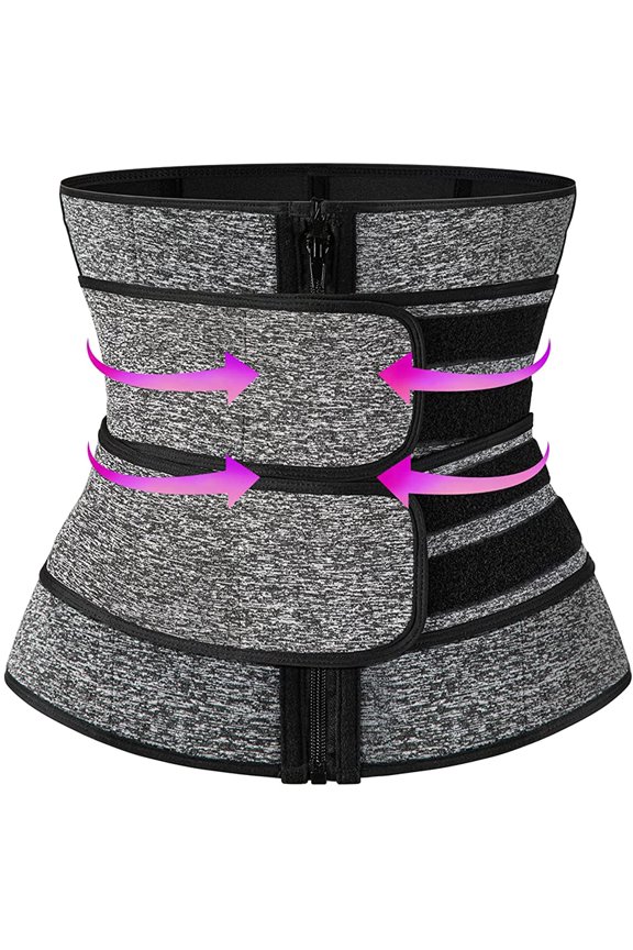 Women's Sauna Waist Trainer Sweat Belt Compression Trimmer Workout Fitness Shapewear