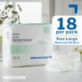 thumbnail image 3 of McKesson Ultra Underwear, Incontinence, Heavy Absorbency, Large, 18 Ct, 3 of 11