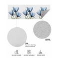 thumbnail image 6 of Blue Tulip Front Door Mat Transparent Flowers Minimalist Modern Art Welcome Doormat Indoor Outdoor Entrance Floor Mat Non-Slip Washable Runner Rug for Front Porch Decor 16x47 Inch, 6 of 6