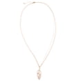 thumbnail image 1 of Collar colgante grande de rhinestone oro Sunnimix, cadena de 70 cm, moda, 1 of 8