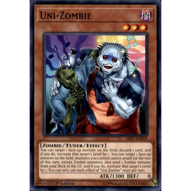 YuGiOh Structure Deck Zombie Horde UniZombie SR07EN019