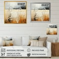 thumbnail image 4 of Designart "Reverie Of Stormy Prairies In Minimalism" Prairies Floater Framed Canvas Wall Art, 4 of 5