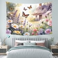 thumbnail image 6 of Tapestry Wall Hanging,Nature Floral Garden Tapestries for Dorm Living Room Bedroom Decor,Boho Wall Art,Sofa Cover,Photo Background, 40"x30", 6 of 8