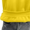thumbnail image 5 of UJNDER Women's Crewneck Sweatshirt Basic Pullover Long Sleeve Casual Comfortable Top for Everyday Fall Winter Yellow L, 5 of 6