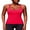 Rose Red, variant on Anwell Scoop Neck Tank Tops for Womens Ribbed Shirts Tops Sport Yoga Tanks Tops Built-in Bra