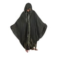 thumbnail image 7 of 2pcs/set, Halloween Cloak Costume with Ghost-headed Sickle, Womens Halloween Hooded Cloak Black Cape with Hood Unisex Vampire Cape Costume, Halloween Costumes, Party Accessory, 7 of 7