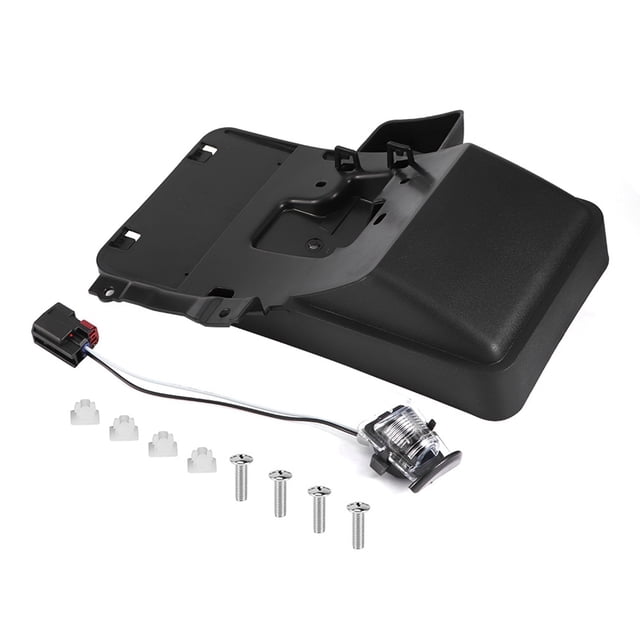 Rear License Plate Mounting Holder Bracket with Light Fits for JK 07‑16