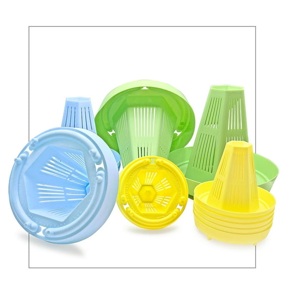 Root Warrior Set of 12 | Prevents Overwatering and Waterlogged Soil | Indoor and Outdoor Pots and Containers | Reusable.