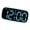 2817 black shell Blue, variant on NANMELX Alarm Clocks for Bedroom Living Room Digital Clock Digital Alarm Clock with Time Day of Week Date Temperature Desk Clock