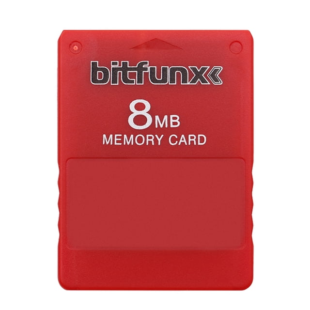 Tarjetas Memoria McBoot 8 MB Gratuitas Btafrte para Consola Datos Juegos PS2 rojo