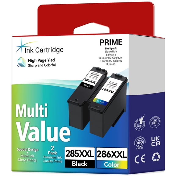 Cartucho de tinta de repuesto InkPlore 285XXL 286XXL para Canon