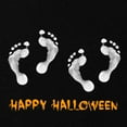 thumbnail image 2 of CafePress - Halloween Twin Footprints Maternity Dark T Shirt - Maternity Dark T-Shirt, 2 of 3