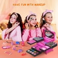 thumbnail image 2 of Kit de maquillaje GORISPI Kids para niñas, 66 piezas, lavable con funda de 3 a 12 años, 2 of 7