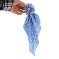 thumbnail image 5 of Unique Bargains 1 Pc Fashion Heart Pattern Hair Scrunchies Hair Ties Light Blue, 5 of 5