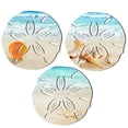 thumbnail image 1 of Tatuo de madera para decoración de pared, 3 unidades, diseño de playa, costa y verano, 1 of 6