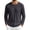 Dark Gray shirt for men #9, variant on SeCaotees Contrast Trim Crew Neck Long Sleeve Tops for Men Soft Breathable Knit Fabric Loose Fit Daily Casual Pullover Shirts Black,L