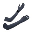 thumbnail image 2 of Guantes del Mujeres Guantes de protección ar Regalos Sunbloque Full Finger negro, 2 of 8