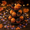 thumbnail image 4 of 100Pcs Pumpkin Ghost Confetti, Halloween Party Confetti Orange Pumpkin Ghost Boo Witch Legs Table Scatter Metallic Foil Sequins for Spooky Dinner Backdrop Invitation Filler Festive Card Decor, B, 4 of 7