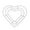 BK1, variant on Metal Heart Wreath Frame Wire Wreath Form for DIY Crafts, Valentine's Day Christmas Wedding Holiday Home Decor, Floral Garden Garland Ornaments Accessories Heart Shaped Wire Frame, 2PCS