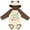 Natural & Brown w Ears, variant on Inktastic Nanny and Grandpa Love Me Boys or Girls Long Sleeve Baby Bodysuit