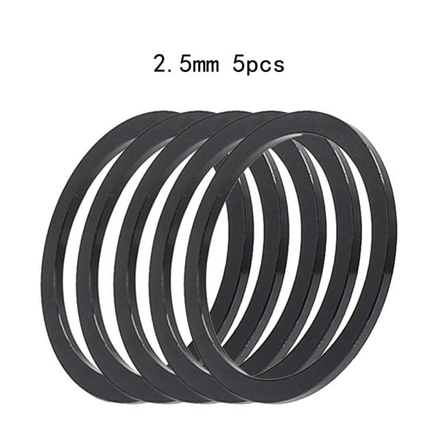 Bgsha 5pcs Alliage d'Aluminium Cassette Moyeu Entretoise Vélo Boîtier de Pédalier Joints