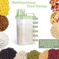 thumbnail image 3 of Sharemee - Portable Rice Container, 3KG Food Grain Cereal Flour Storage Containers, Plastic Airtight Cat Food Dispenser, 2 PCS, 3 of 8