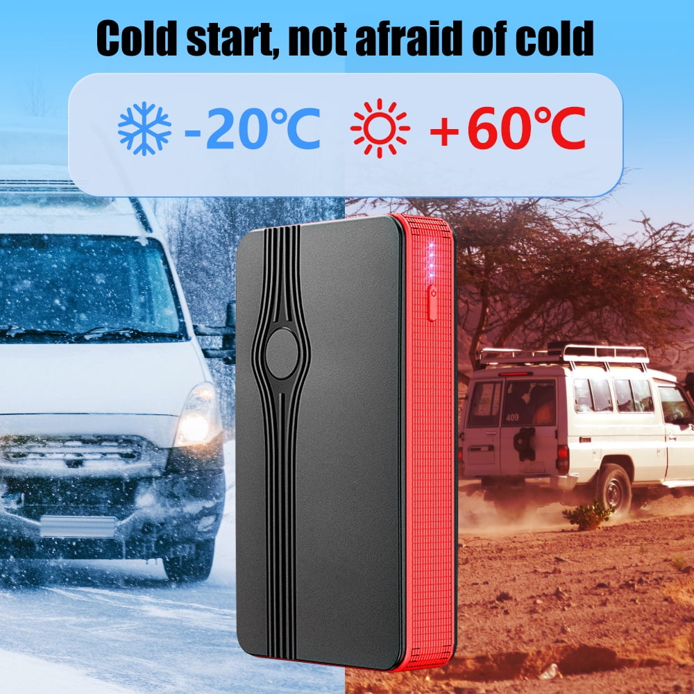 Car Jump Starter, DFITO 300A Peak 20000mAh Battery Jump Starter , Battery Booster Power Pack, 12V Auto Jump Box with LED Light