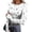 Cyan, variant on Christmas Underscrub for Women Crew Neck Long Sleeve Top Slim Fitted Cute Xmas Pullover for Festive Holiday,Gray(M)