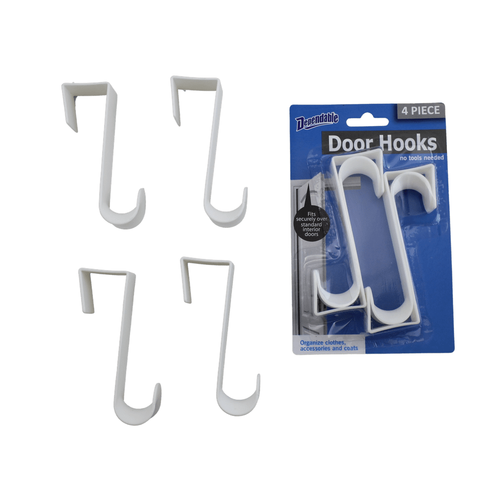 door hooks white