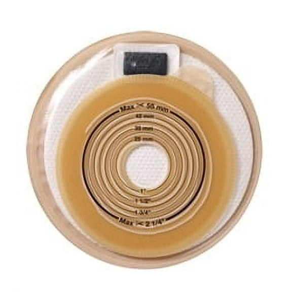 Assura Stoma Cap 13/16-2-1/8 Inch Stoma, Opaque, One-Piece 2501, 30 Ct