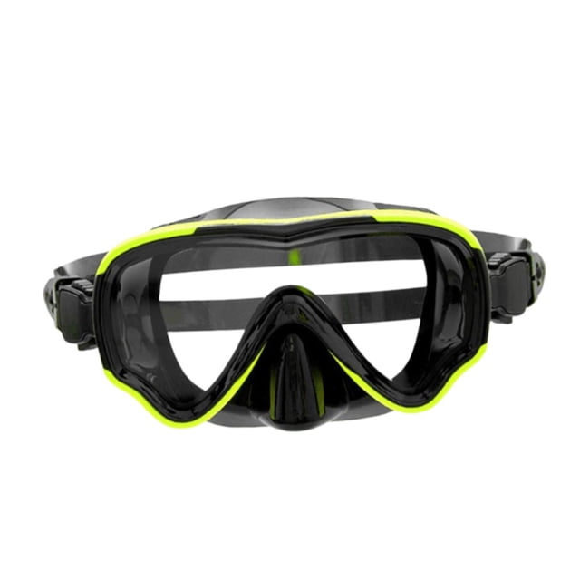 Gafas de buceo gafas máscara de buceo para niñas para niñas buceo Negro amarillo