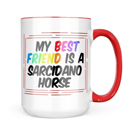 

Neonblond My best Friend a Sarcidano Horse Mug gift for Coffee Tea lovers