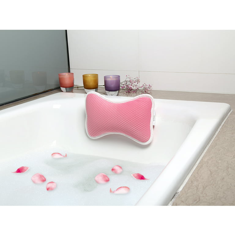Non-Slip Suction Bath Pillow for Spa Bathtub Cushion
