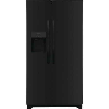 Frigidaire FRSS2623AB 256 Cu Ft 2 Doors Automatic Defrost Side-by-Side Refrigerator Black