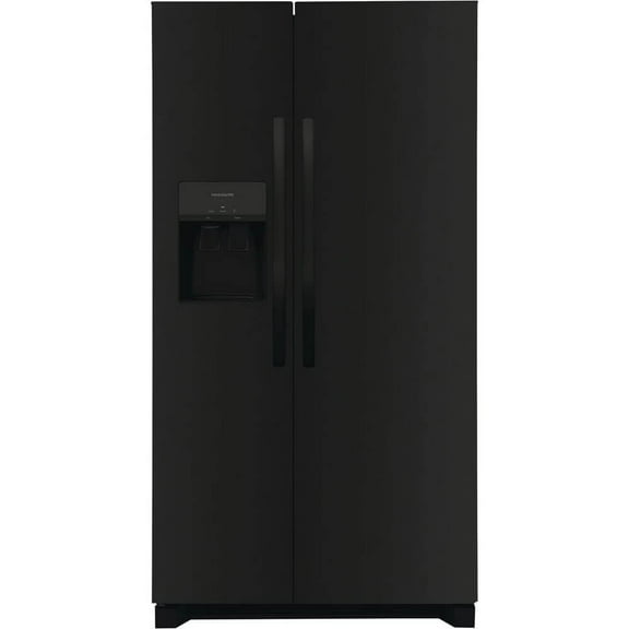 Frigidaire FRSS2623AB 256 Cu Ft 2 Doors Automatic Defrost Side-by-Side Refrigerator Black
