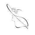 thumbnail image 2 of Artographie Studio 24x32 White Modern Wood Framed Museum Art Print Titled - Hat, 2 of 4