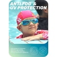 thumbnail image 3 of CAPAS Kids Swim Goggles, Pack of 2 Waterproof Anti-Fog Anti-UV Water Pool Swimming Class Goggles for Boys Girls Children Age 4-12, 3 of 7
