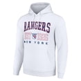 thumbnail image 2 of Men's Starter White New York Rangers Retro Graphic Pullover Hoodie, 2 of 3