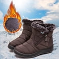 thumbnail image 1 of Botas para clima frío para mujer Botas con plataforma de tobillo antideslizantes Botas cómodas para caminar Likrtyny Tenis De Mujer Tenis De Hombre, 1 of 8