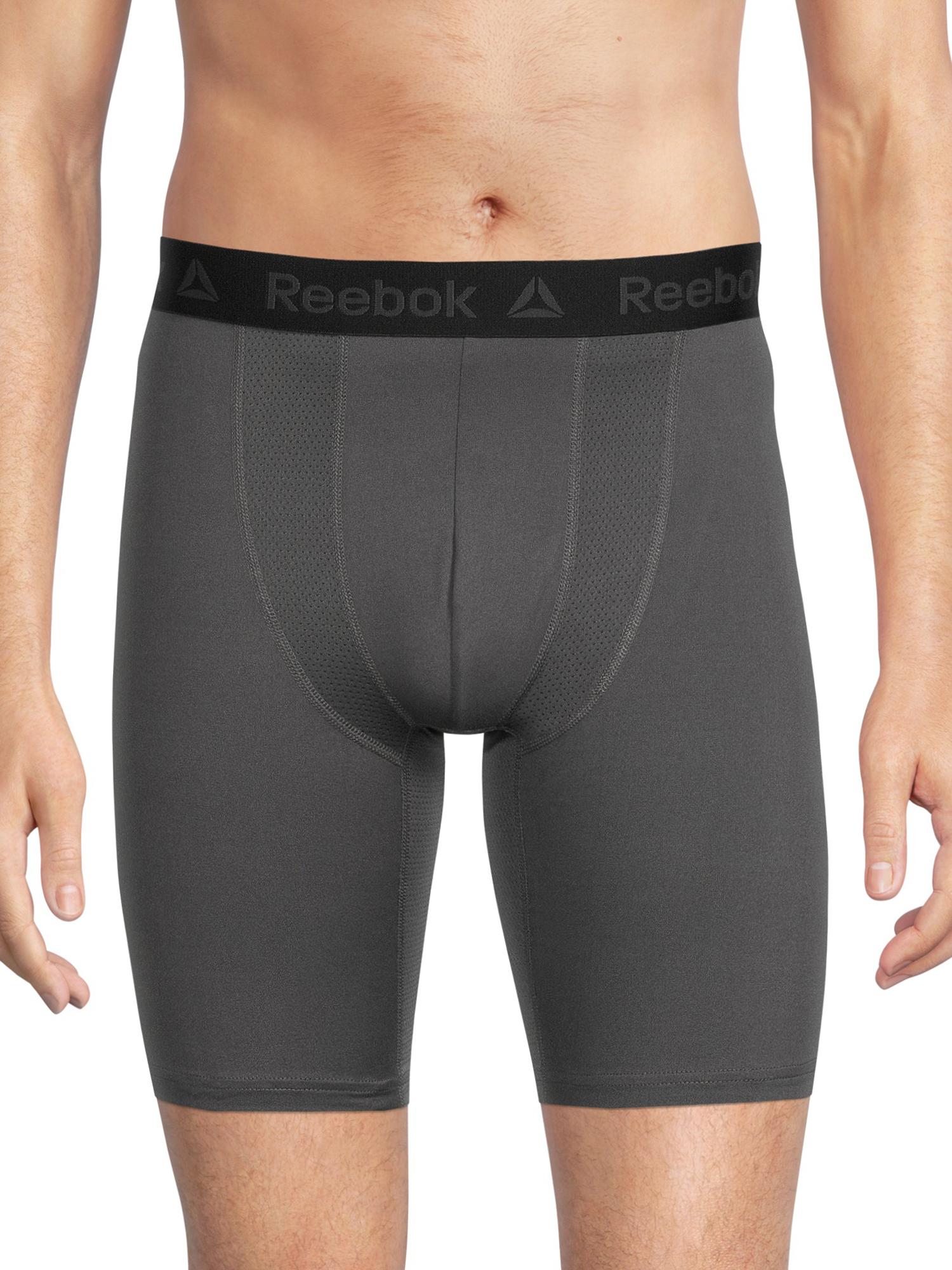 Reebok Men's Tech Comfort Long Leg Boxer Briefs, 3-Pack photo 3