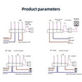 thumbnail image 3 of Smart Thermostat,Wall 16a Temperature Lcd Display Driver Headset Temperature Lcd Wifi 16a Headset 2pin Wired 4 2dd Drivers Hifi 2pin Cable Hifi In-ear 2pin Wired 2pin Wired 2dd Driver 2dd Drivers, 3 of 7