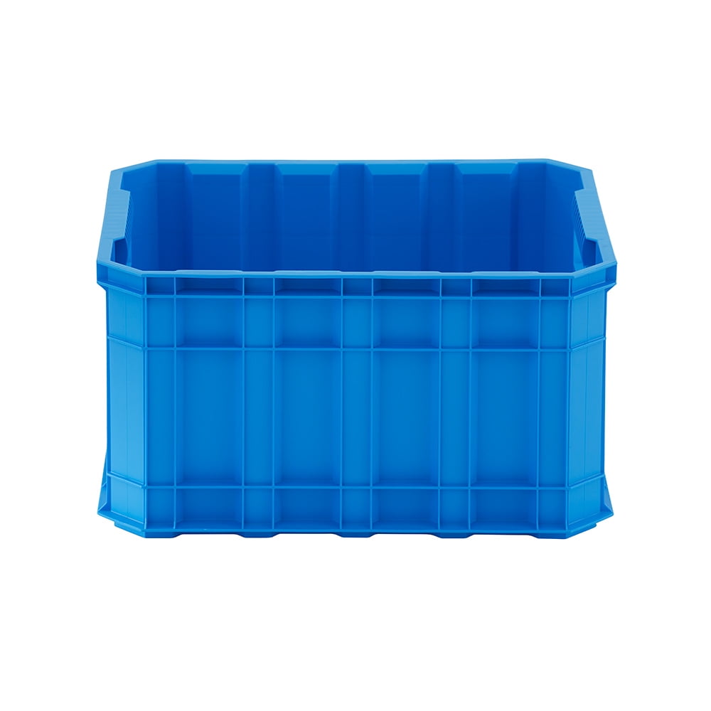 HART 8.5 Gallon Stackable Plastic Utility Crate, Blue