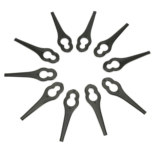 Lawn Mower Blade, Durable 3.0 X 0.8in Plastic Lawn Grass Trimmer Blade Replacement For ALM 30