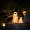 thumbnail image 3 of Halloween Decorations 2PC Outdoor Spooky Witch Ghost Dog With Light Party and Yard, 3 of 8