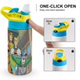 thumbnail image 6 of Scooby Doo Bottles with Pop-Open, 350 Ml Water Cup for Boys Girls Kids, Reusable Leakproof Tumbler, 304 Stainless Steel, Keeps Drinks Cold, 6 of 8