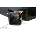 thumbnail image 3 of American Black Metal Flag Trailer Hitch Cover - Patriotic Flag Plug (Black, Fits 2'' Receivers), 3 of 5